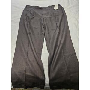Zignone Mens Brown Wool Cashmere Made In Italy Pleated Dress Pants Luxury 42x30